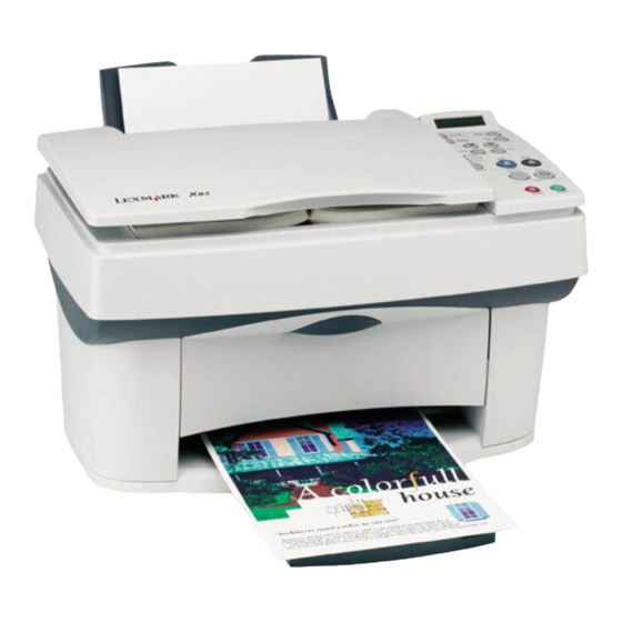 Lexmark X83 Service Manual