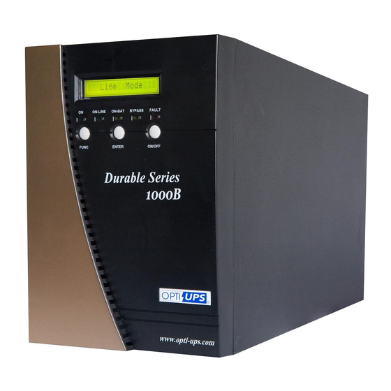 OPTI-UPS DS1000B Specification Sheet