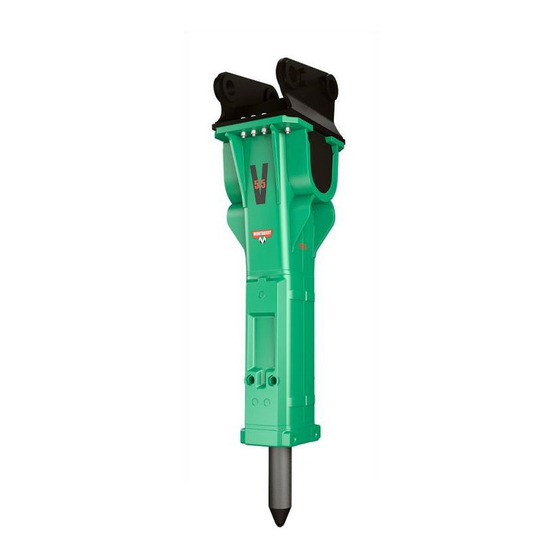 Montabert V55 Instructions Manual