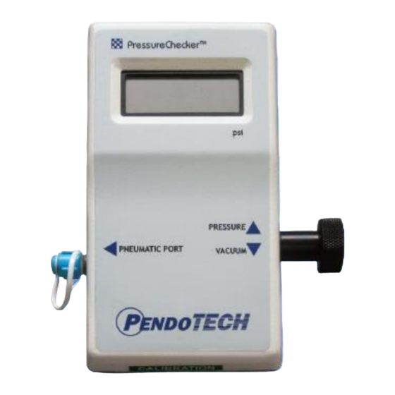 PendoTECH PressureChecker PDKT-650-950 User Manual