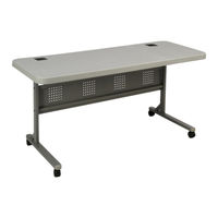 National Public Seating Plastic Flip-n-Store Table Assembly Instructions