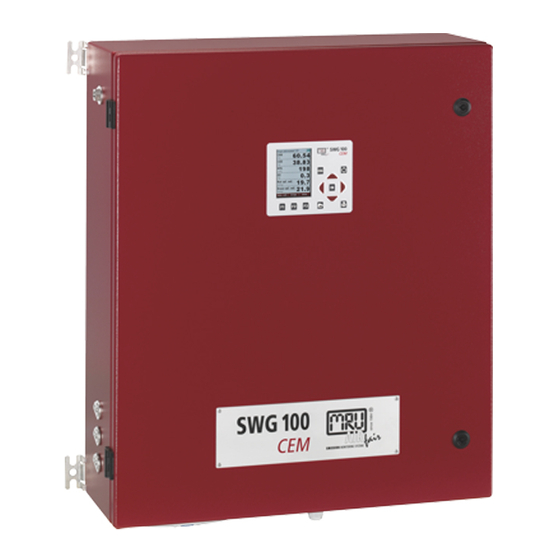mru SWG100 CEM User Manual