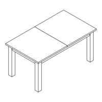 Next LOGAN DOUBLE EXTENDING DINING TABLE Assembly Instructions Manual
