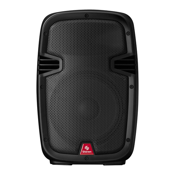 Steren BAF-0845 Professional Speakerbox Manuals