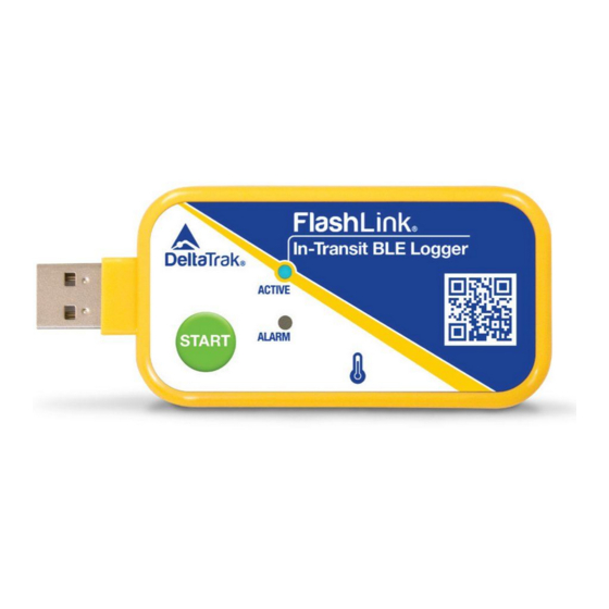 DeltaTRAK FlashLink 40909 Quick Start Manual