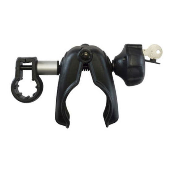 Mont Blanc MB Lockable Arms Kit 3 Bicycles Instructions