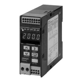 Omron K8AC-H11CC-FLK Manual