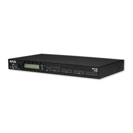 Harman AMX NX-4200 Quick Start Manual