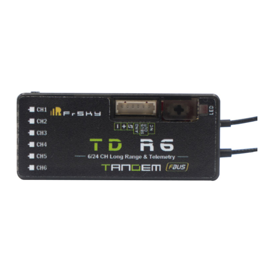 FrSky TD R6 Instruction Manual