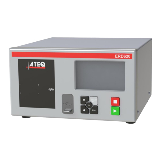 ATEQ ERD620 Quick Start Manual