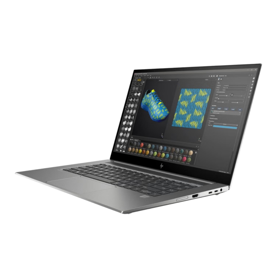 HP ZBook Studio G7 Disassembly Instructions