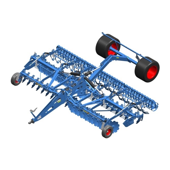 LEMKEN RUBIN 12 KUA Operating Instructions Manual