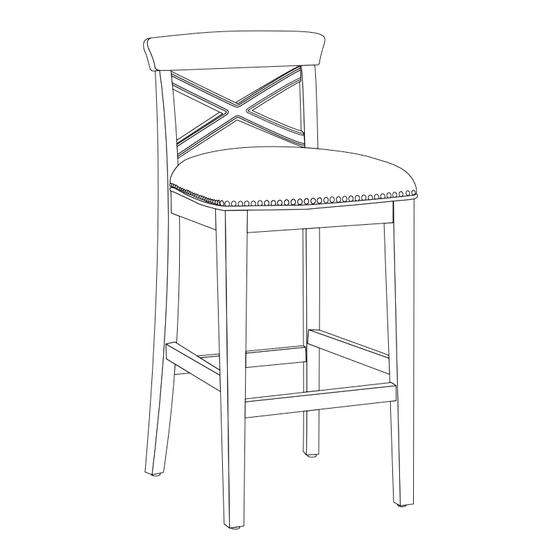 Hillsdale Furniture Bayview Wood X Back 4562-827A Manual