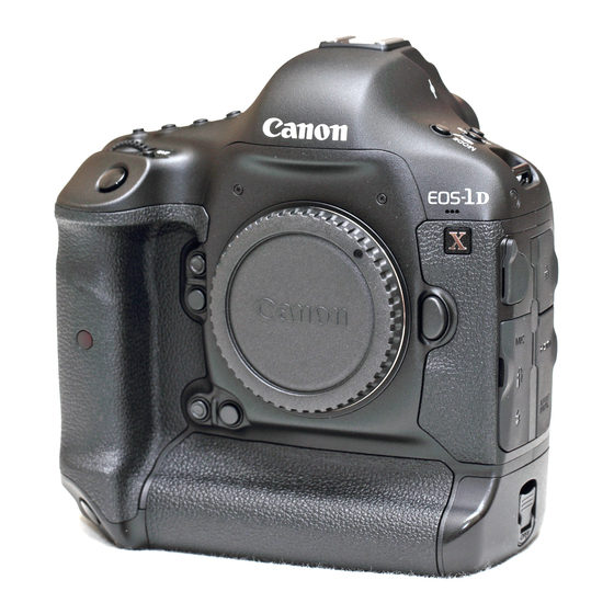 Canon EOS-1DX Instruction Manual
