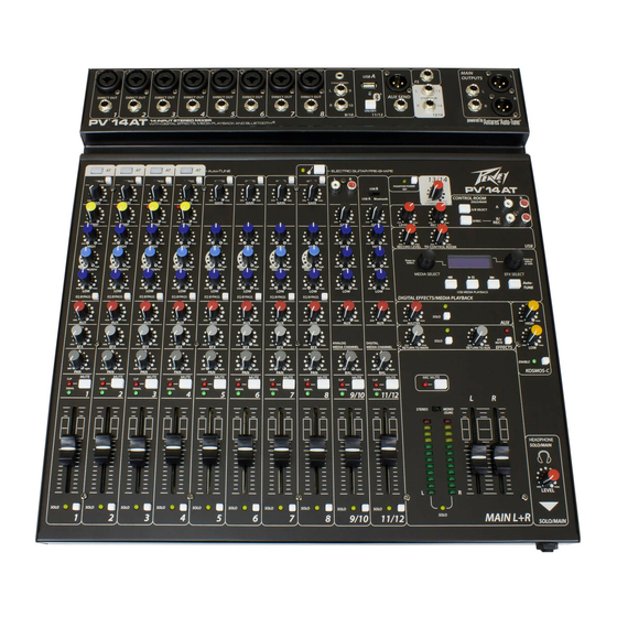 Peavey PV 14BT Operating Manual