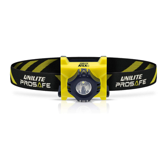 UNILITE PROSAFE ATEX-H1 Quick Start Manual