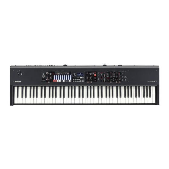 Yamaha YC73 Supplementary Manual