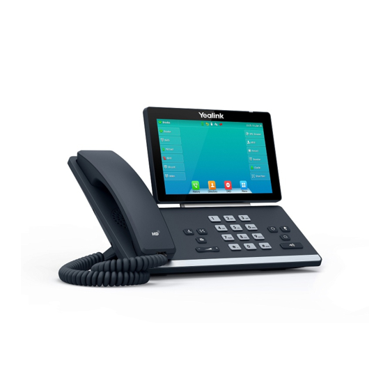 Yealink SIP-T57W Quick User Manual