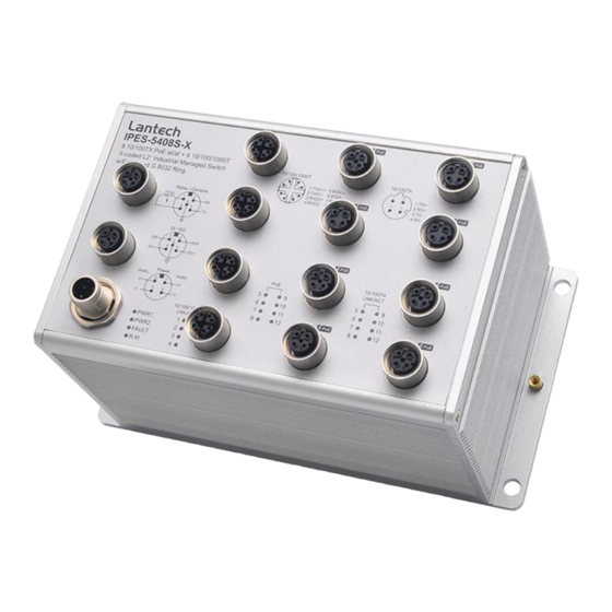 Lantech IPES-5408S-X Series User Manual