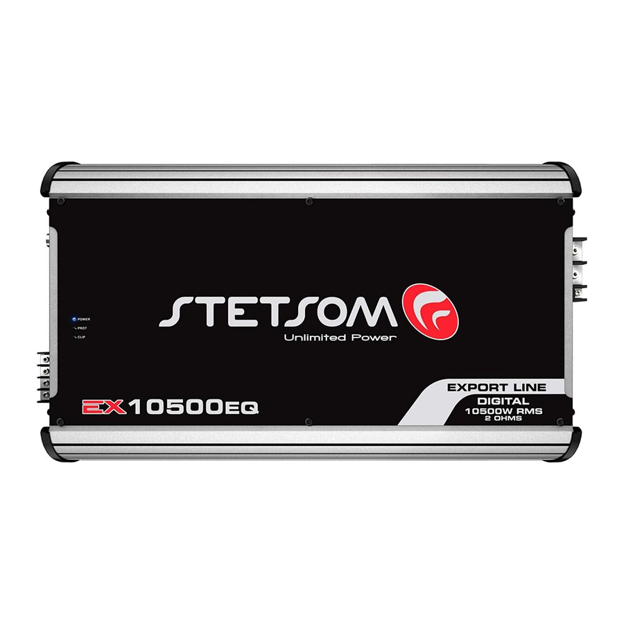 Stetsom EX10500EQ Manual
