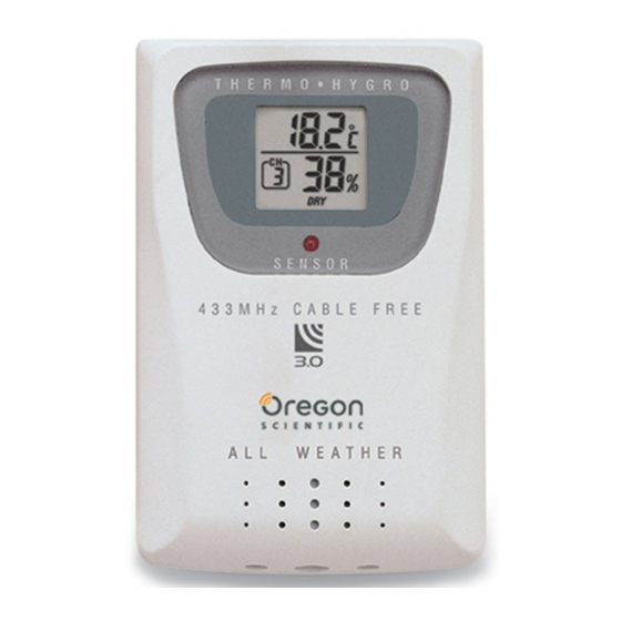 Oregon Scientific THGN800 User Manual