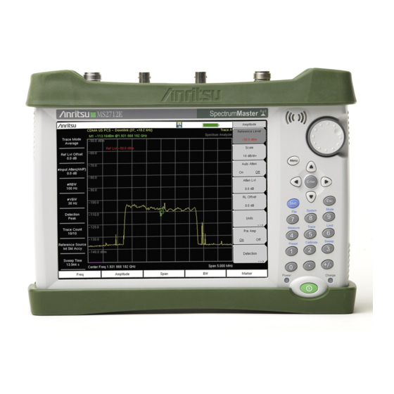 Anritsu Spectrum Master MS2712E User Manual