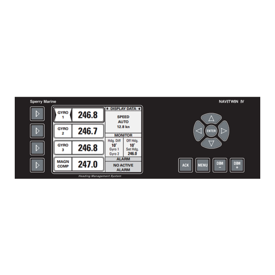 Sperry Marine NAVITWIN IV Operation, Installation And Service Manual