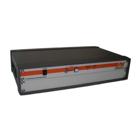 AR PL7004 Operating And Service Manual