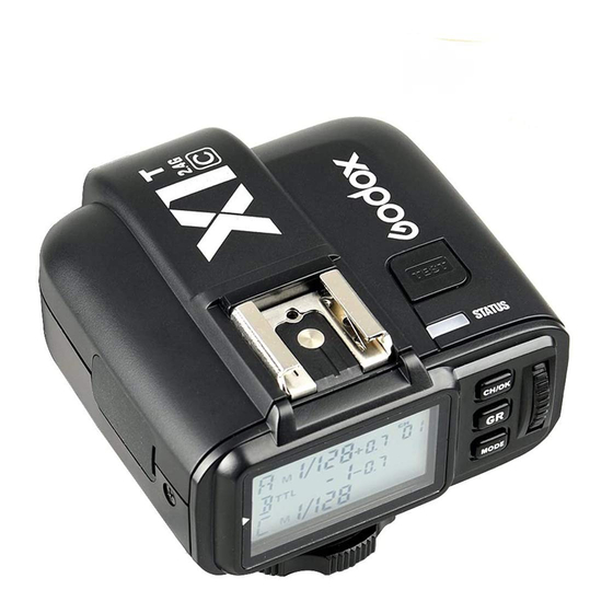 Godox X1T-C Firmware Instructions