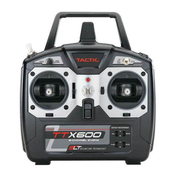 Tactic TTX600 Instruction Manual