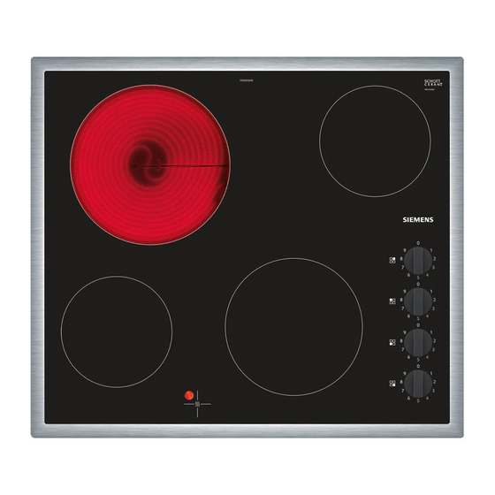 Siemens IQ100 ET6 CEA1 Series Manuals