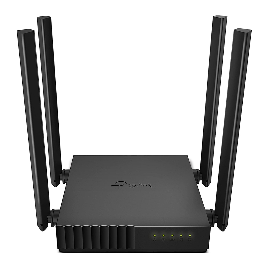 TP-Link C54 - Dual-Band Wi-Fi Router Quick Installation Guide