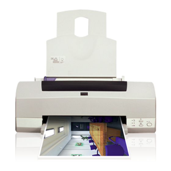 Epson Stylus Photo Ex3 Service Manual