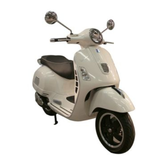 VESPA GTS Super 300 ie 2008 Service Station Manual