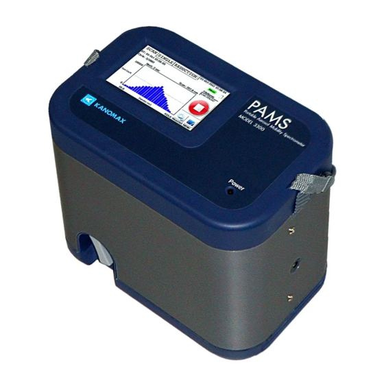 Kanomax 3300 Operation Manual