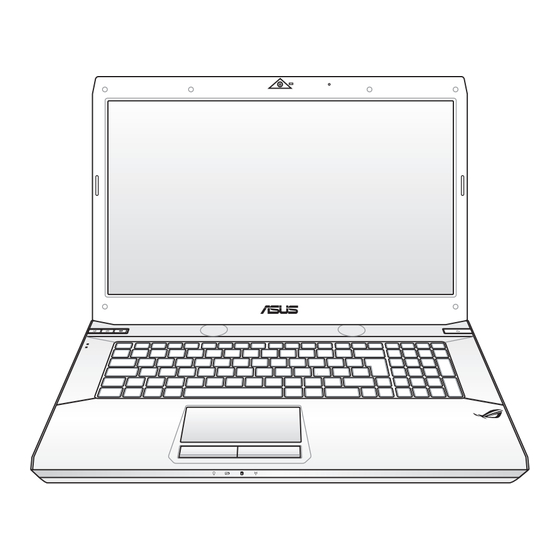 Asus G73JW User Manual