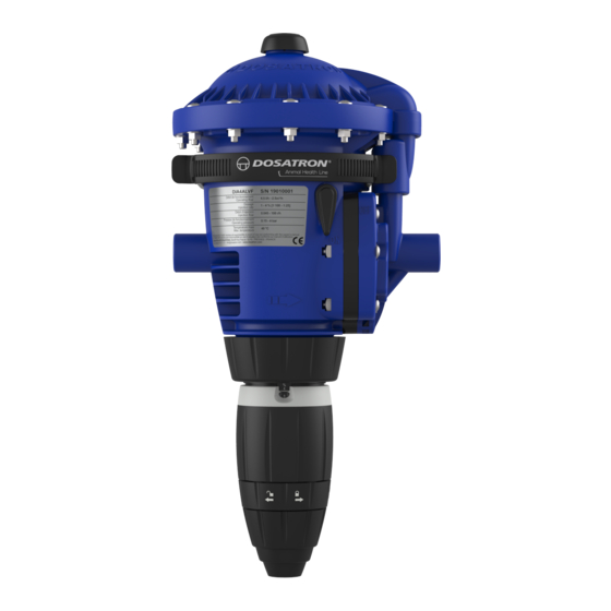 dosatron DIA Quick Start-Up