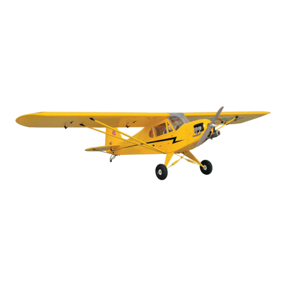 THE WORLD MODELS ARF PIPER J-3 CUB EP Instruction Manual