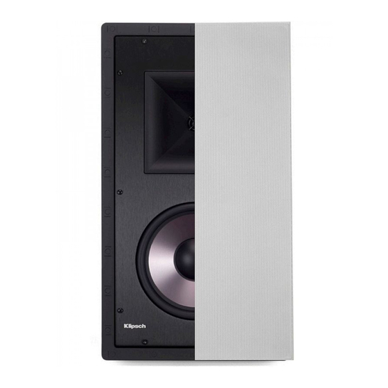 Klipsch PROFESSIONAL 7800-L-THX Owner's Manual