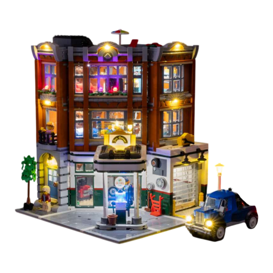LIGHT MY BRICKS LEGO CORNER GARAGE Installation Manual