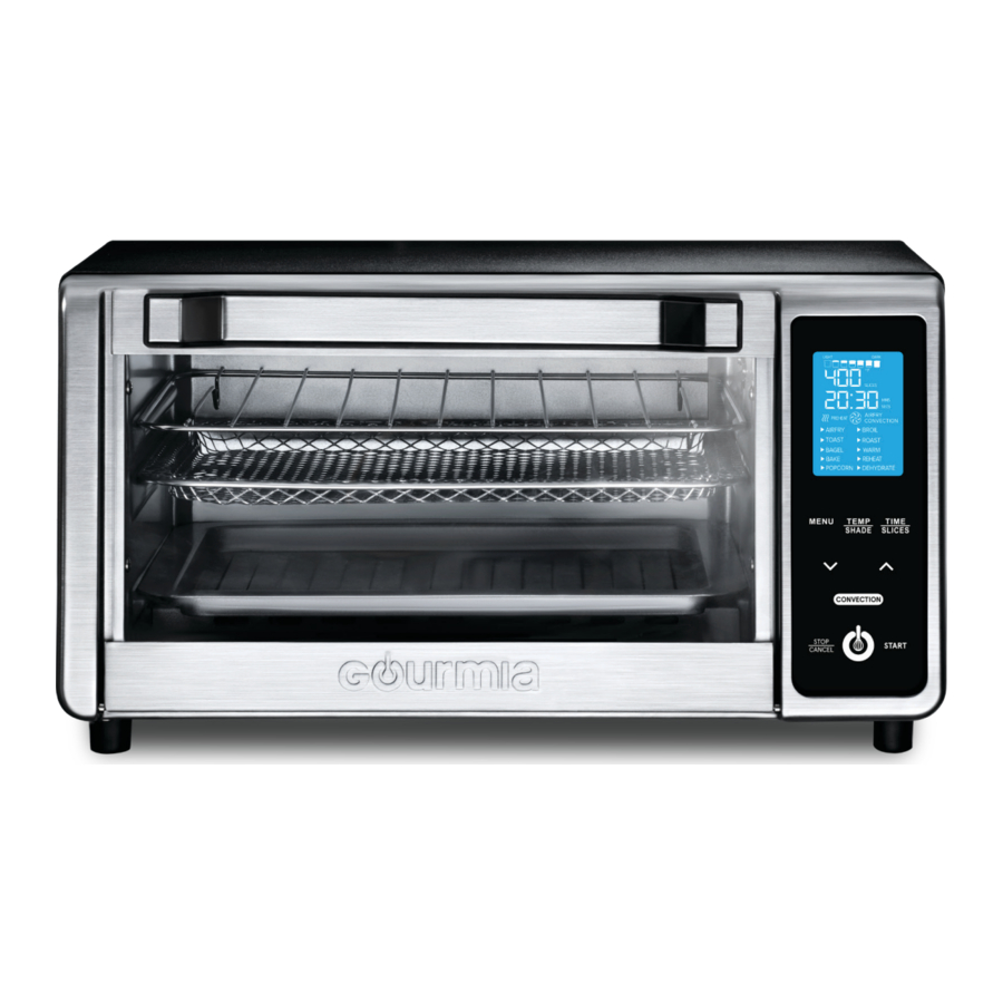 Gourmia GTF1150 - Digital Air Fryer Oven Manual