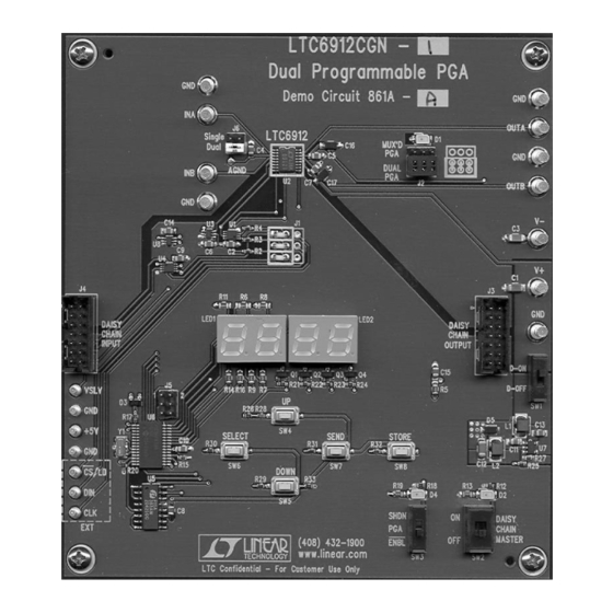 Linear Technology DC861A-A Quick Start Manual