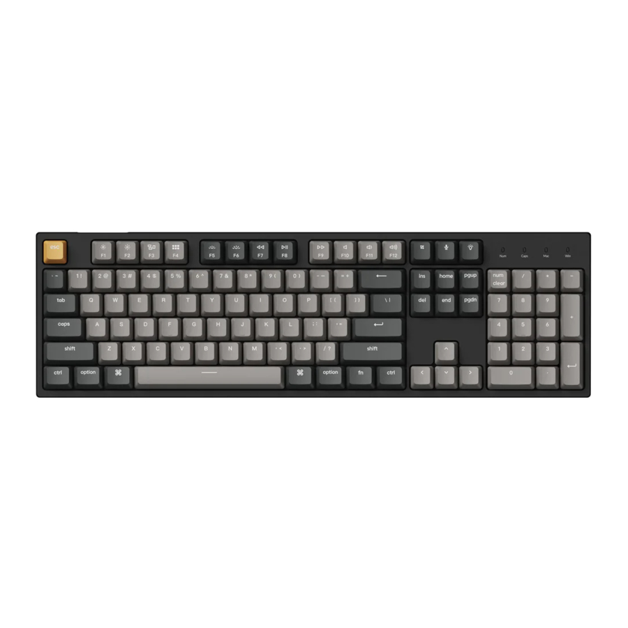 Keychron C2 Pro - Full Size Mechanical Keyboard Manual
