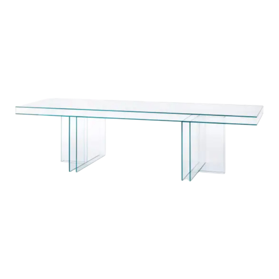 Glas Italia VERGLAS VER01 Assembling And Use Instruction