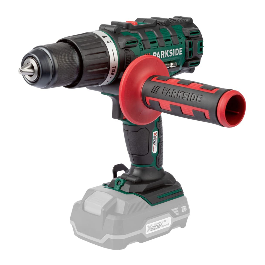 Parkside PSBSA 20-Li D4 (436783-2304) - Impact Driver Manual