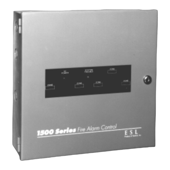 GE Security 1501 Installation And Operation Manual