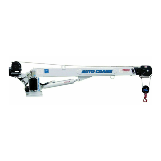 Auto Crane 6006EH Owner's Manual