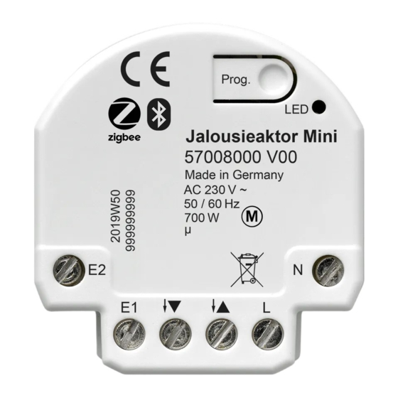 Insta NEXENTRO Actuator Mini Operating Instructions Manual