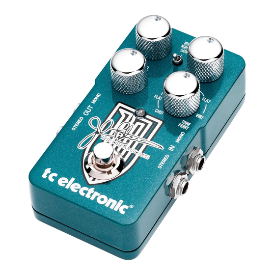 TC Electronic THE DREAMSCAPE Quick Start Manual