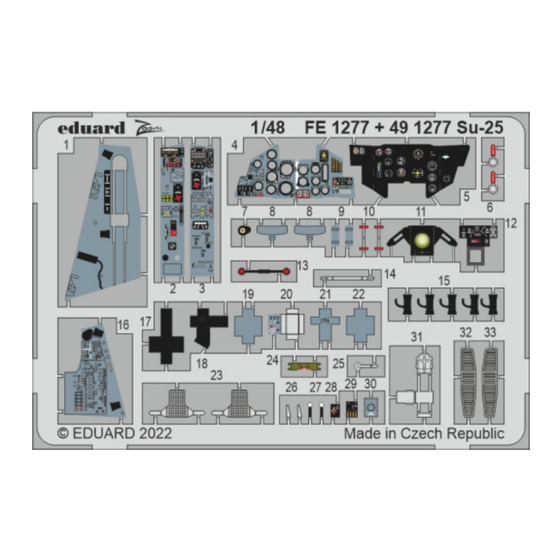 Eduard FE 1277 Quick Start Manual